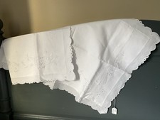 Antique Cool Linen White Pair