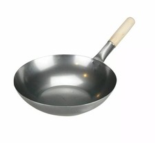13" Carbon Steel Wok Deep