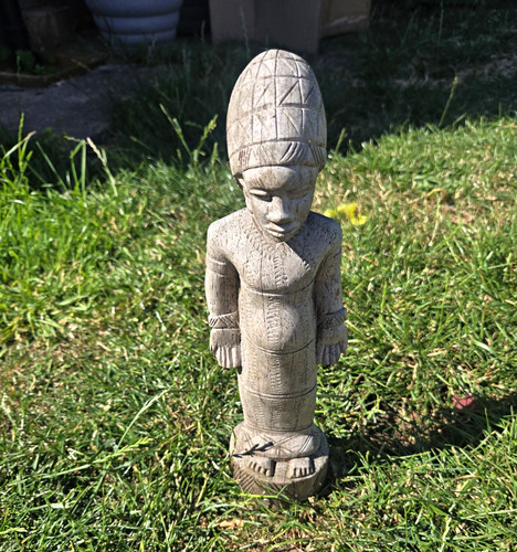 Vintage hand carved african - vintage,
