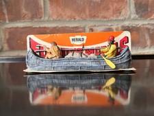 Vintage Plastic Britains Herald Wild West canoe set