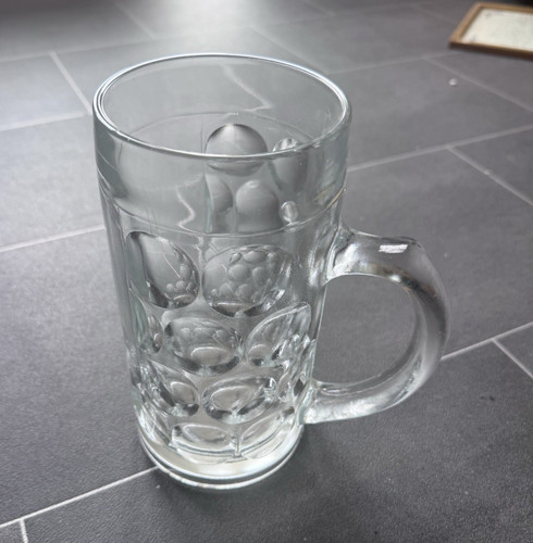 German beer stein glass - glass, 1l
