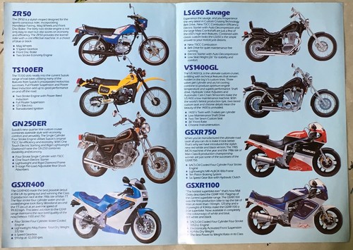 Original suzuki 1987 - original, brochure