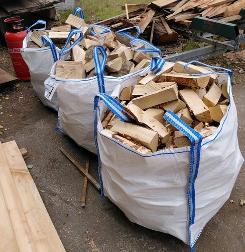 Bulk bag hardwood firewood - bulk,