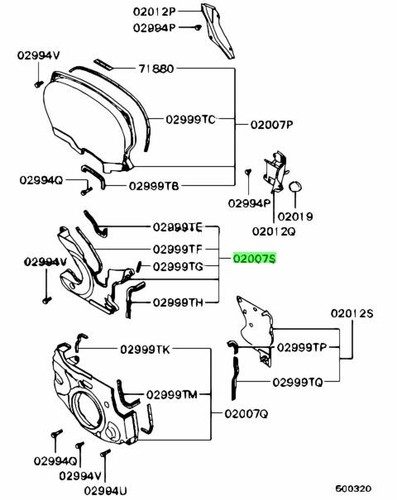 Cover timing belt - timing,