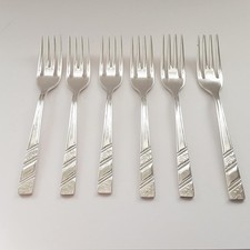 Set of 6 Silver Rose Sheffield