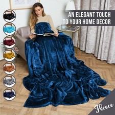 Soft Faux Fur Fleece Blanket