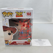 Funko Pop Toy Story Woody 168 Signed & Sketched Floyd Norman / John Morris BAS