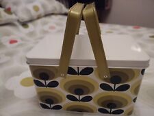 Orla Keily Garden Tool Box 70's oval flower print RARE