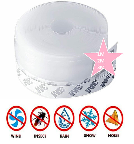 Silicone door bottom - bottom, seal