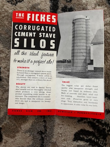 Fickes corrugated cement stave - cement,