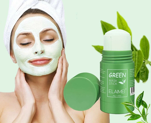 Green tea mask - green, stick