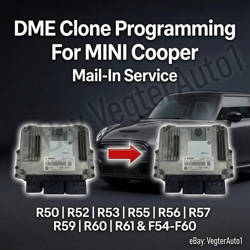 Dme ecu clone - dme, programming