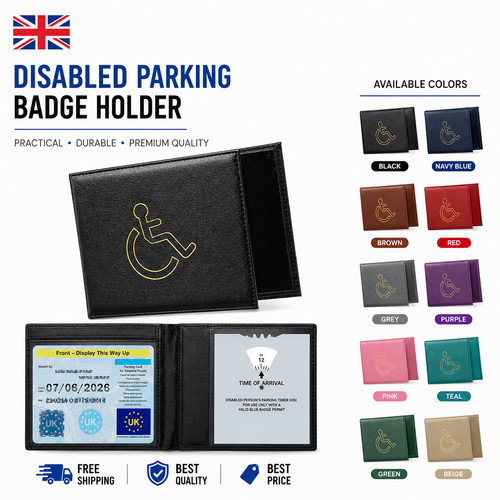 Genuine leather disabled blue - genuine,