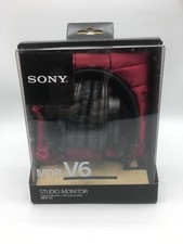 Boxed Sony MDR-V6 Monitor Series Headphones CCAW Voice Coil (MDR-V6/Q1(U))