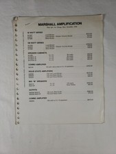 Marshall Nov 1976 brochure and