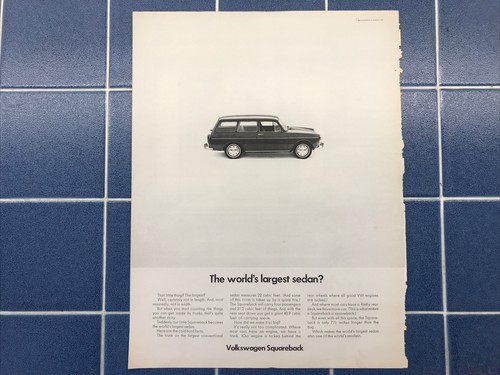1968 squareback print - vw,