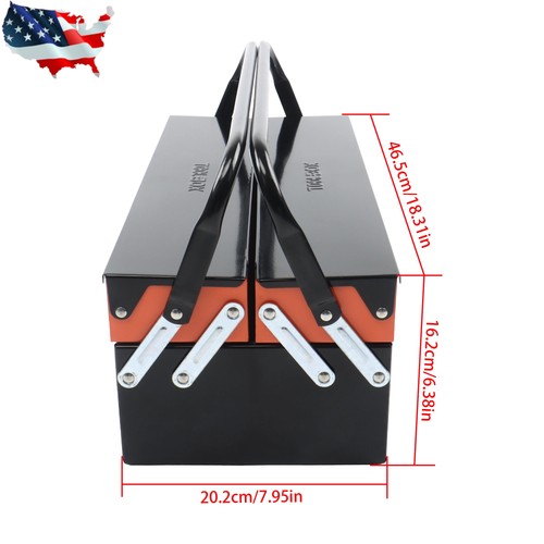 Inch tray metal tool box - 3-tray,