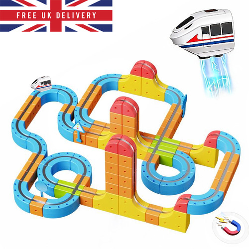 Magnetic train track - magnetic, +