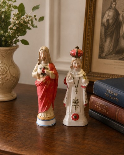 Vintage catholic ceramic - vintage,