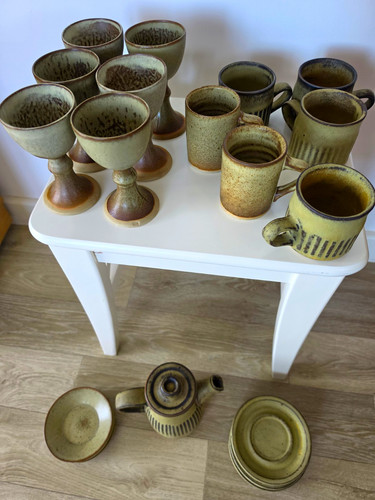 Vintage tremar pottery coffee - vintage,