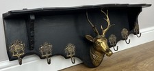 French Vintage Coat Rack Deer