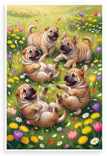Chinese shar pei puppies - shar-pei,