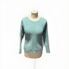 Brora 100% Cashmere Mint Cable