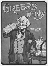 GREER'S WHISKY - Antique