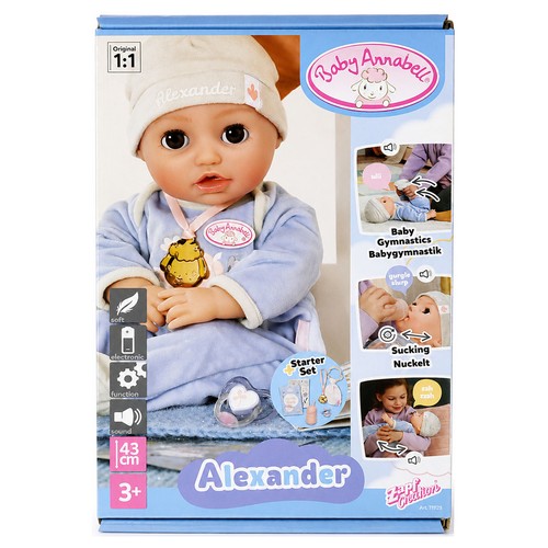 Baby annabell alexander 43cm - baby,
