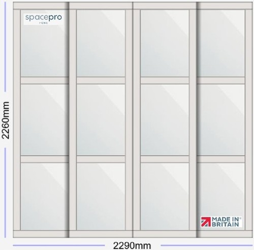 Spacepro door shaker dove - door,