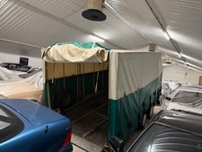 bateson covered in car trailer