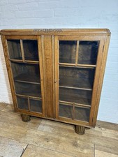 Art Deco Style Oak Bookcase 