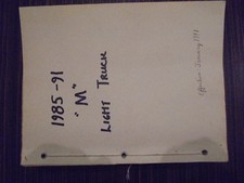 Chevrolet 1985-91  "M" series