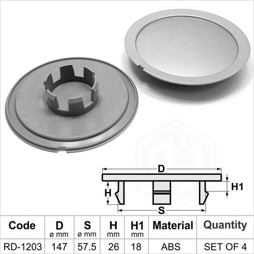 147mm mm h 26x18mm - 4x, 57.5