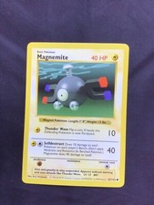 Pokemon Cards: Base Set Shadowless Common: Magnemite 53/102