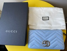 Gucci Marmont Python Wallet, Blue, Limited Edition 443123l2dlp002, RRP £970! New