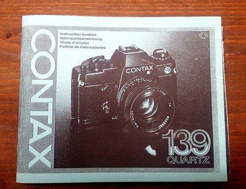 Contax 139 manual - 139, copy