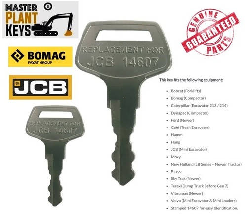Jcb bomag master plant - plant, key