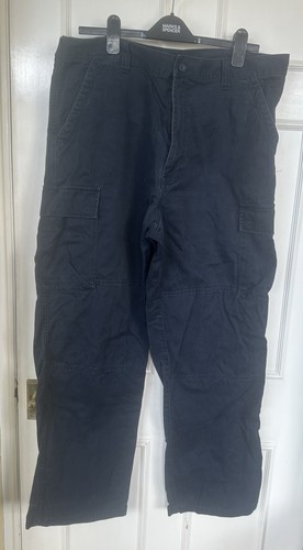 Vintage navy blue cargo - navy,