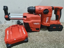 Hilti 22v Nuron SDS HAMMER DRILL & DUST EXTECTOR+5.2ah BatteryTE 4-22 TE DRS-4/6