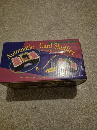 Automatic card shuffler - automatic,