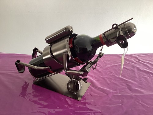 Metal wine rack - rack, bottle