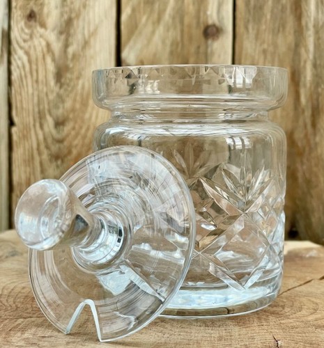 Vintage crystal cut glass - cut,