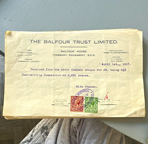 Balfour trust limited - trust,