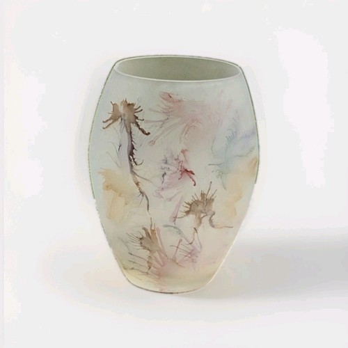 Frosted art glass splash - frosted,