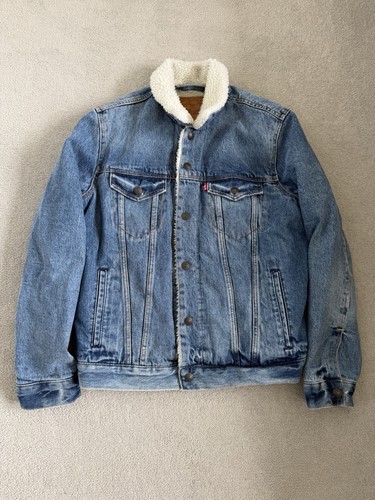 Levi sherpa trucker jacket - sherpa,