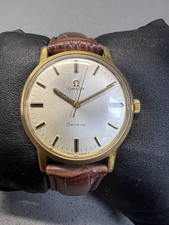 Omega Genève 135.070 Vintage 1970 Gold Plated Manual Wind Swiss Watch