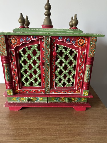 Indian wooden temple puja - indian,