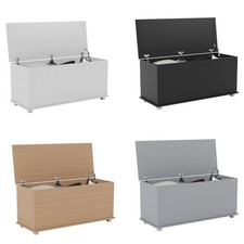 Leon Storage Ottoman Chest Toy Chest Bedding Blanket Box Large Wooden Bench