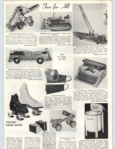 1955 paper doepke toy - doepke,